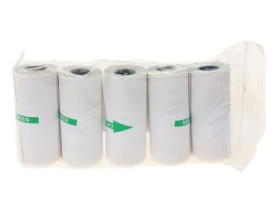 Opakowanie Papier termiczny biały samoprzylepny 5,5x2,5cm 5sz