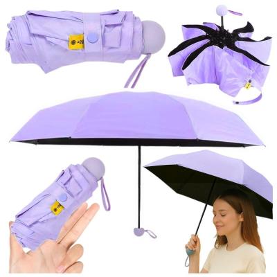 Opakowanie Parasolka kieszonkowa z ochroną UV UPF 50 fiolet