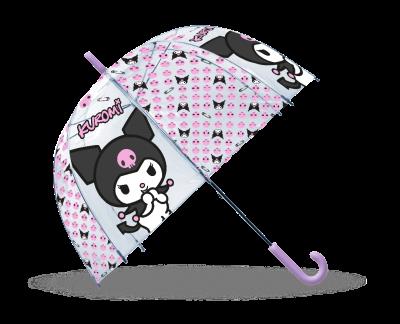 Parasolka przezroczysta Kuromi 19 cali KU00005. Wydawca: Kids Euroswan. SmakLiter.pl Opakowanie Parasolka przezroczysta Kuromi 19 cali KU00005