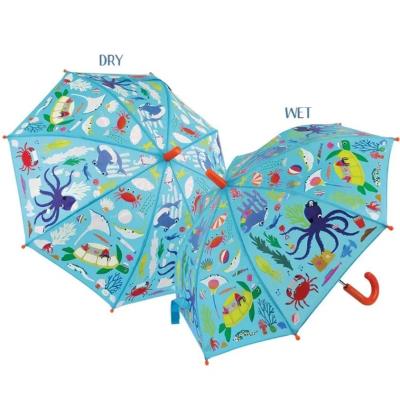 Parasolka zmieniająca kolory Ocean. Wydawca: Floss & Rock. SmakLiter.pl Opakowanie Parasolka zmieniająca kolory Ocean