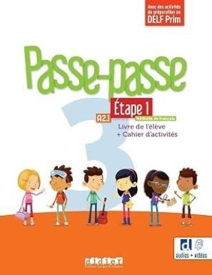 Okładka książki Passe-Passe 3 etape 1 podr. + ćw. + online A2.1
