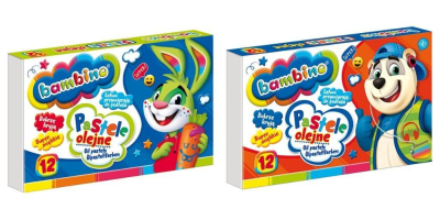 Opakowanie Pastele olejne Bambino 12 kolorów