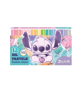 Opakowanie Pastele olejne Disney Fashion Stitch 12 kolorów