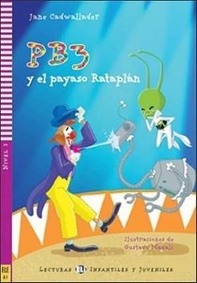 Okładka książki PB3 y el payaso Rataplan - lekturka uproszczona
