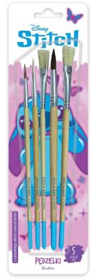 Opakowanie Pędzelki z naturalnego włosia Stitch Pinki 5szt
