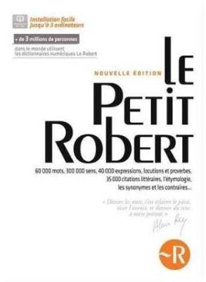 Okładka książki Petit Robert wersja elektroniczna