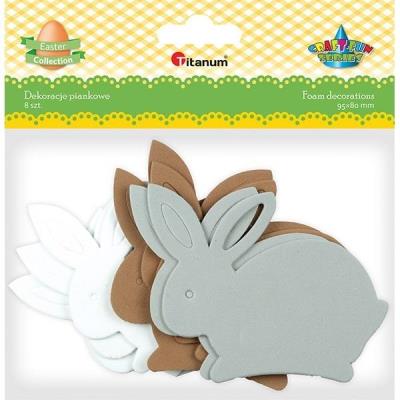 Opakowanie Piankowe króliki 95x80mm 8szt
