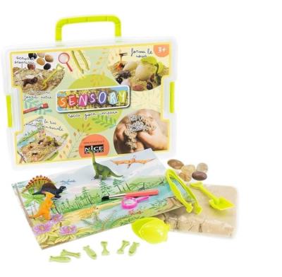 Opakowanie Piasek kinetyczny w skrzynce Sensory Dinozaury