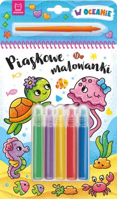 Okładka książki Piaskowe malowanki. W oceanie