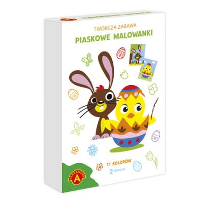 Opakowanie Piaskowe malowanki Wielkanocny Kurczaczek i Zajączek