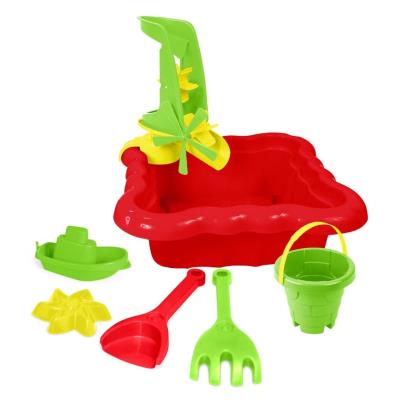 Opakowanie Piaskownica z akcesoriami czerwona