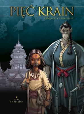 Pięć Krain. Czas na prezent. Tom 7. Autor: Lewelyn, Jérôme Lereculey. SmakLiter.pl Okładka książki Pięć Krain. Czas na prezent. Tom 7