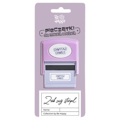 Opakowanie Pieczątka z napisem - Chwytaj chwile