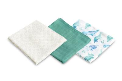 Opakowanie Pielucha bambusowa 3-pak dino green 70x80cm