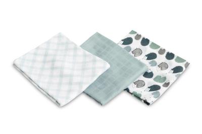 Opakowanie Pielucha bambusowa 3-pak jeżyk blue 70x80cm