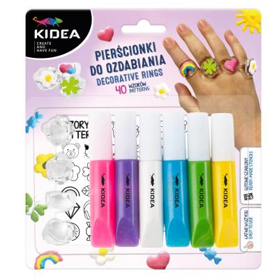 Pierścionki do ozdabiania KIDEA. Wydawca: Derform. SmakLiter.pl Opakowanie Pierścionki do ozdabiania KIDEA
