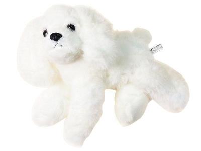 Opakowanie Pies pluszowy biały 25x24cm