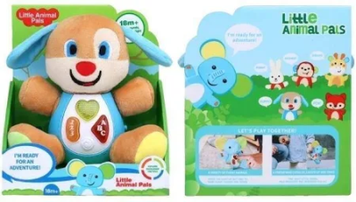 Opakowanie Piesek pluszowe ze światłem i muzyką