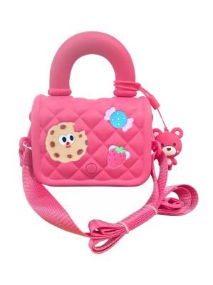 Opakowanie Pikowana torebeczka z ozdobami różowa