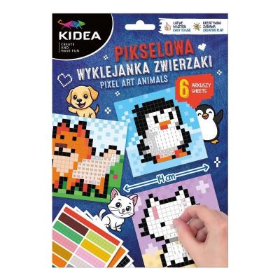 Opakowanie Pikselowa wyklejanka Zwierzaki KIDEA