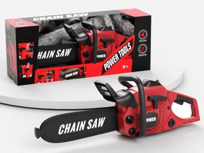 Piła łańcuchowa z dźwiękiem. Wydawca: Madej. SmakLiter.pl Opakowanie Piła łańcuchowa z dźwiękiem