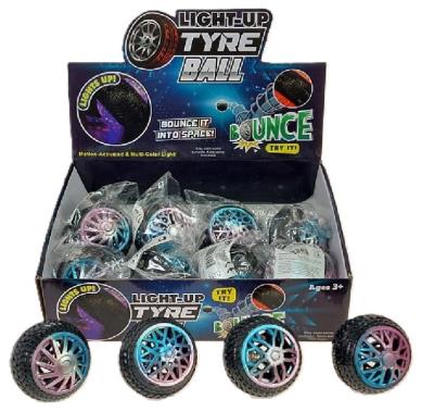 Piłeczka koło ze światłem 6.5cm (12szt). Wydawca: ADAR. SmakLiter.pl Opakowanie Piłeczka koło ze światłem 6.5cm (12szt)