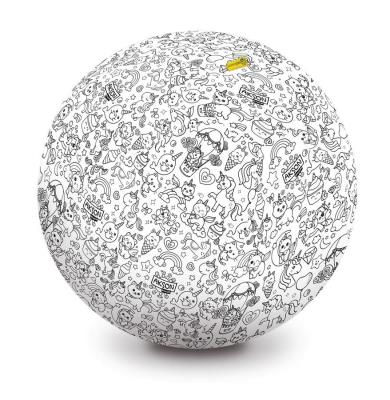 Opakowanie Piłka balonowa do kolorowania jednorożce 85cm