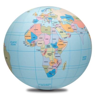 Opakowanie Piłka balonowa globus państwa świata eng