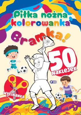 Okładka książki Piłka nożna. Kolorowanka