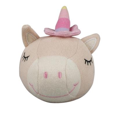 Opakowanie Piłka wełniana z grzechotką Jednorożec