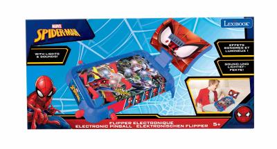 Opakowanie Pinball elektroniczny Spiderman Lexibook  JG610SP