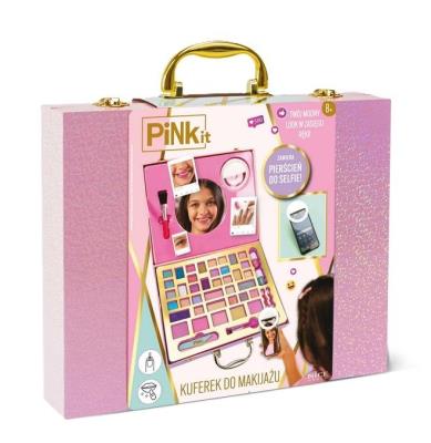 Opakowanie Pink It Kuferek do makijażu z pierścieniem selfie