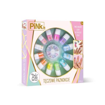 Opakowanie Pink it Tęczowe paznokcie