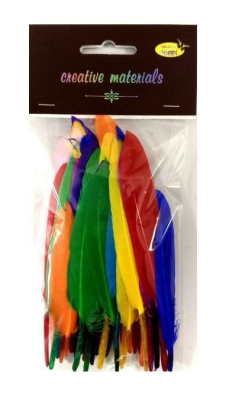 Opakowanie Piórka twarde 15cm 50szt