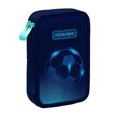 Piórnik 2 komorowy bez wyposażenia Astrabag Football Light  AC2. Wydawca: ASTRA art-pap. SmakLiter.pl Opakowanie Piórnik 2 komorowy bez wyposażenia Astrabag Football Light  AC2