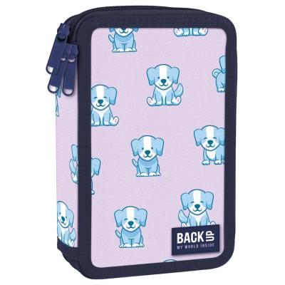 Opakowanie Piórnik 3-komorowy z wyposażeniem BACKUP 4 model EW 63 Pieski