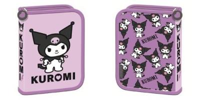 Opakowanie Piórnik dwuklapkowy bez wyposażenia Kuromi violet
