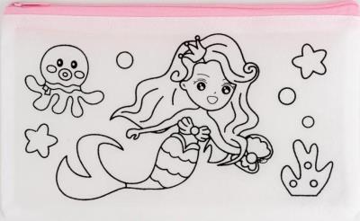 Piórnik etui Tinting mermaid. Wydawca: Fandy. SmakLiter.pl Opakowanie Piórnik etui Tinting mermaid
