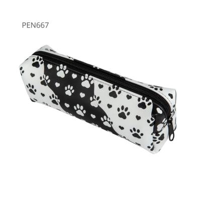 Opakowanie Piórnik jednokomorowy czarny lapy