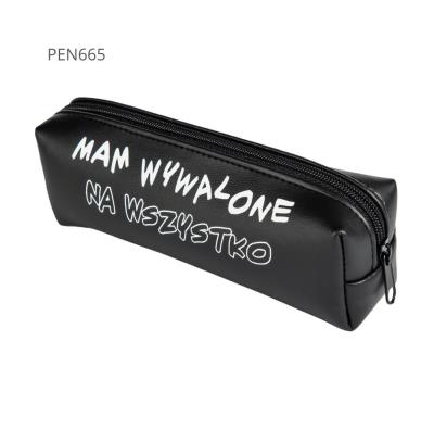 Opakowanie Piórnik jednokomorowy czarny - Mam wywalone na ...