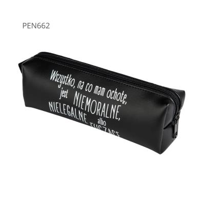 Opakowanie Piórnik jednokomorowy czarny - Wszystko, na co mam