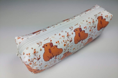 Opakowanie Piórnik jednokomorowy okrągły Kapibara