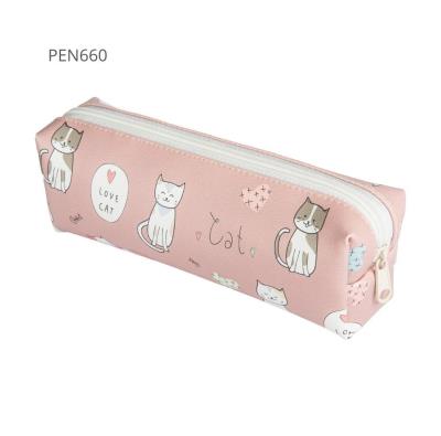 Opakowanie Piórnik jednokomorowy okrągły kot