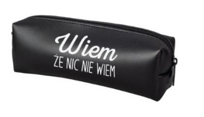 Opakowanie Piórnik jednokomorowy - Wiem że nic nie wiem