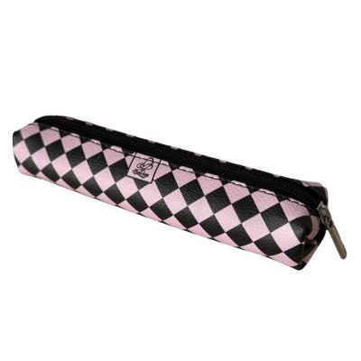 Opakowanie Piórnik mini prostkąt Krata pink