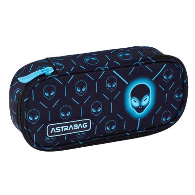 Opakowanie Piórnik owalny Astrabag Neon Ufo AC6