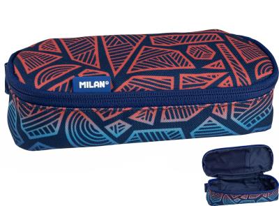 Opakowanie Piórnik owalny Milan Fit granatowy