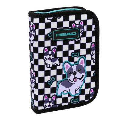 Opakowanie Piórnik pojedynczy dwuklapkowy bez wyposażenia Head Cute Puppy  AC1