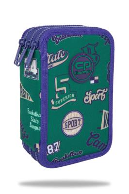 Opakowanie Piórnik potrójny z wyposażeniem Coolpack Jumper 3 American Retro