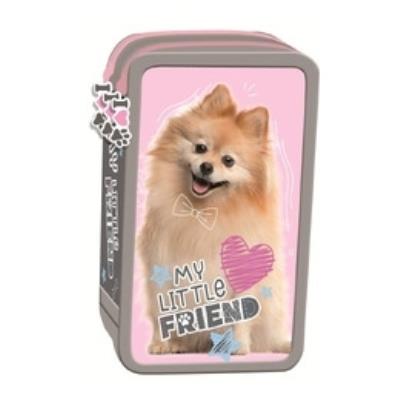 Piórnik potrójny z wyposażeniem Sweet Pomeranian. Wydawca: ST-MAJEWSKI. SmakLiter.pl Opakowanie Piórnik potrójny z wyposażeniem Sweet Pomeranian